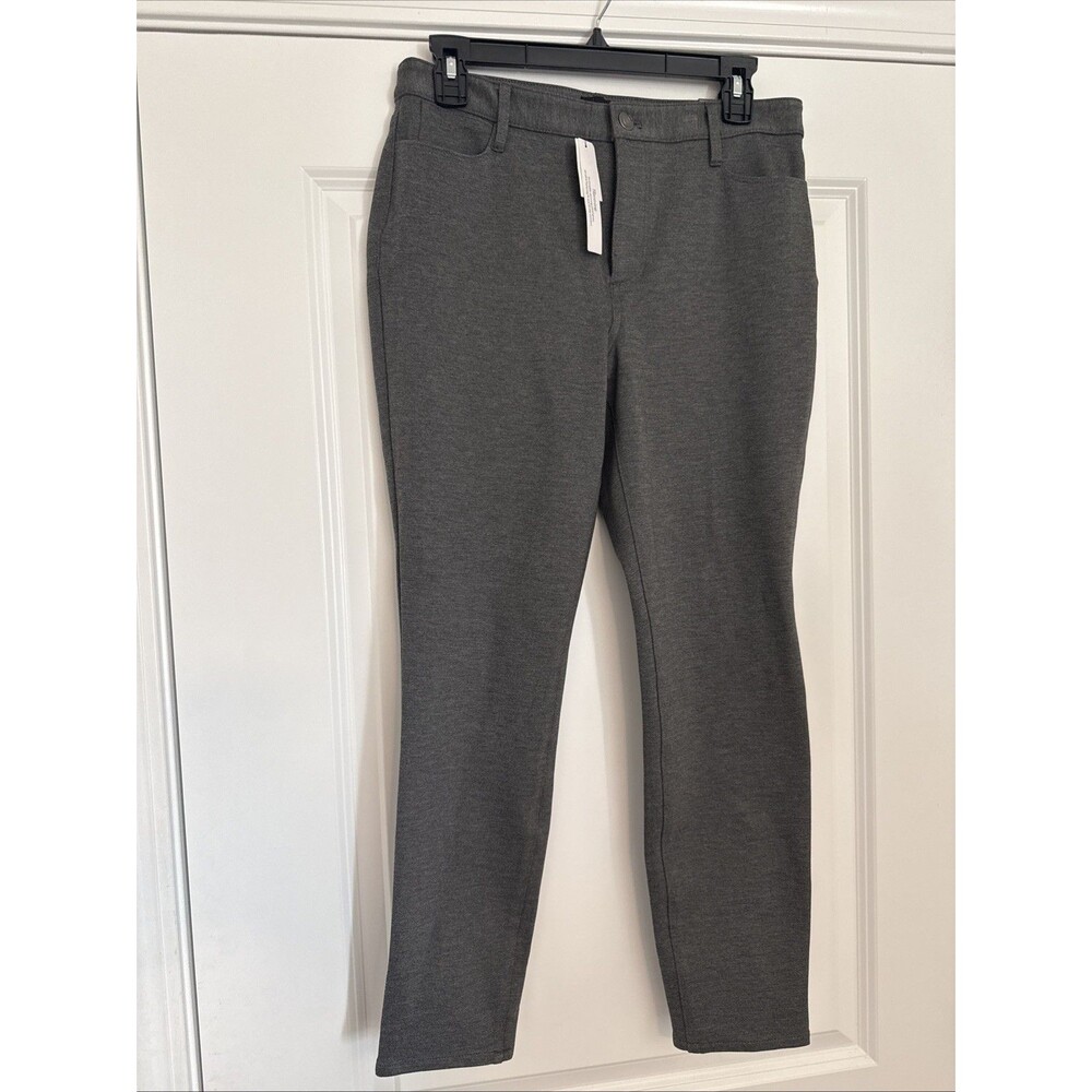 Talbots Soho 5-Pocket High Rise Jegging Petite 6P Gray Solid Ankle NWT